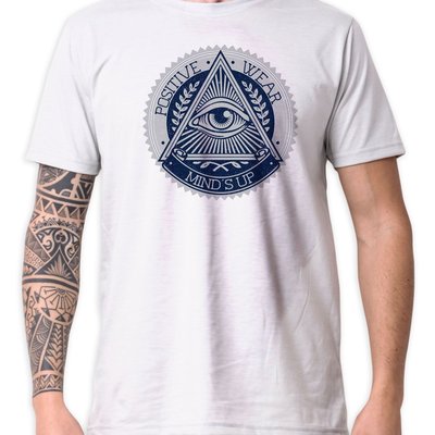 Camiseta Tshirt Estampada Olho Iluminati