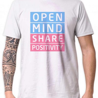 Camiseta Tshirt Estampada Open Mind