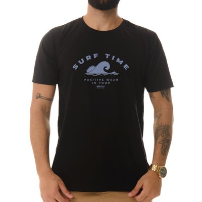 Camiseta Surf Time Preto