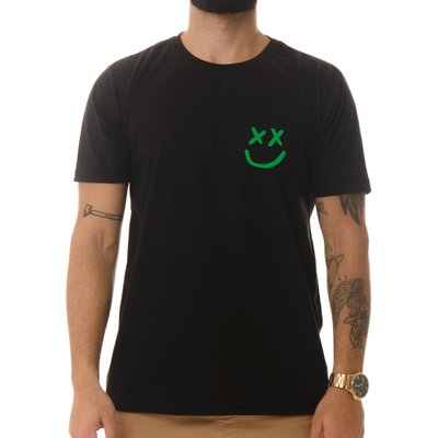 Camiseta ECO Smile Verde Preto