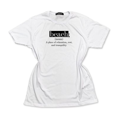 Tshirt Feminina Beach Branco