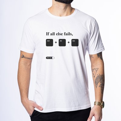 Tshirt Estampada Ctrl + Alt + Delete
