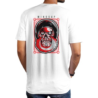 Camiseta Estampada Costas - MindsUp Skull